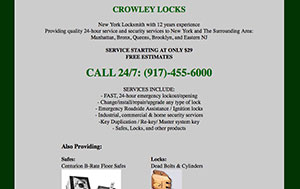 Crowley Locks